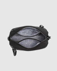 LOUENHIDE_ROWIE NYLON CROSSBODY BAG BLACK _ ROWIE NYLON CROSSBODY BAG BLACK _ Ebony Boutique NZ