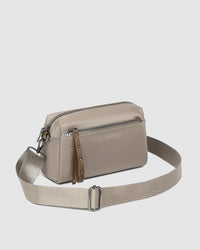 LOUENHIDE_ROWIE NYLON CROSSBODY BAG COFFEE _ ROWIE NYLON CROSSBODY BAG COFFEE _ Ebony Boutique NZ