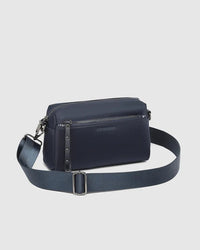 LOUENHIDE_ROWIE NYLON CROSSBODY BAG NAVY _ ROWIE NYLON CROSSBODY BAG NAVY _ Ebony Boutique NZ