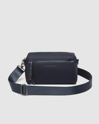 LOUENHIDE_ROWIE NYLON CROSSBODY BAG NAVY _ ROWIE NYLON CROSSBODY BAG NAVY _ Ebony Boutique NZ