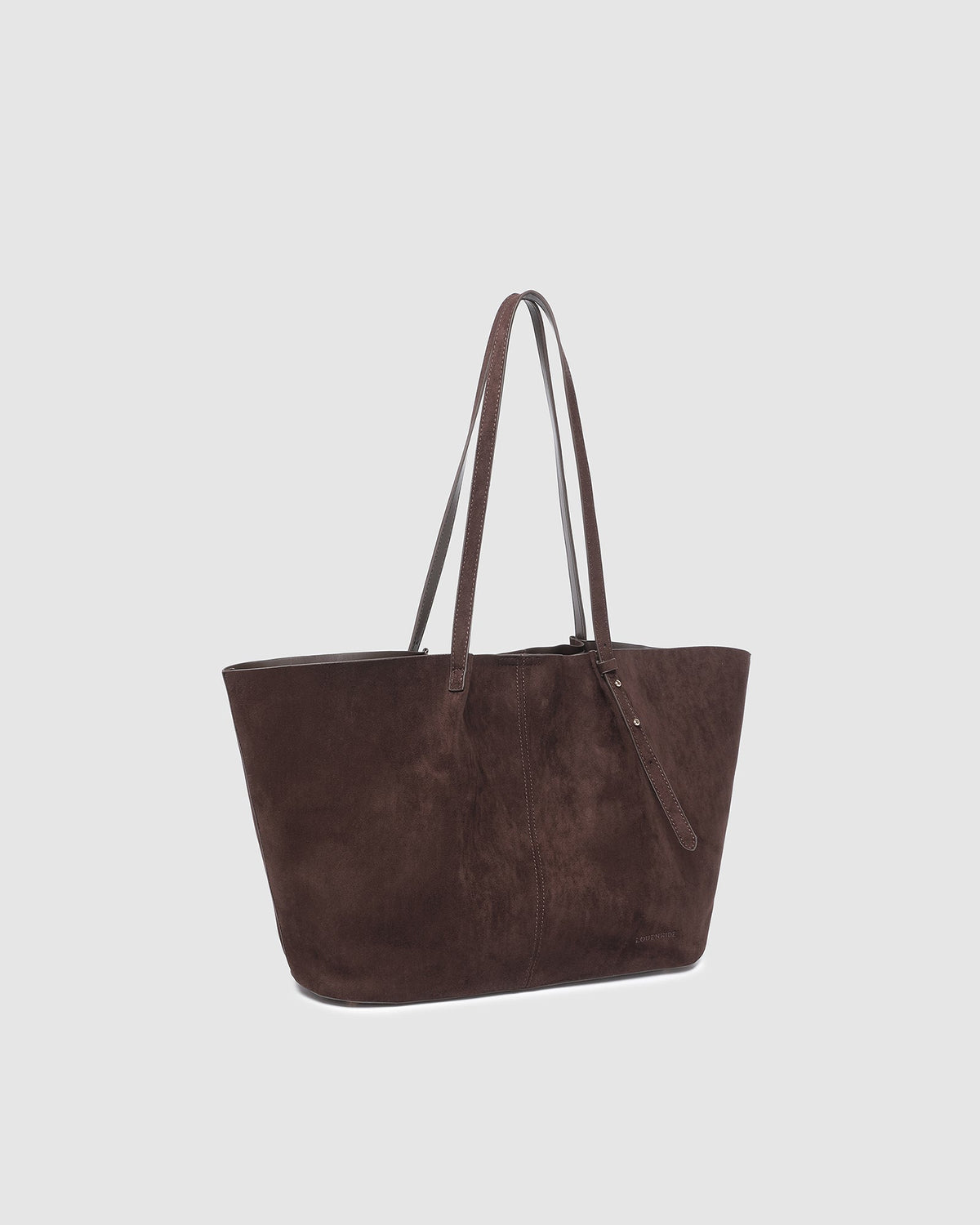 SAWYER TOTE BAG SUEDETTE CHOCOLATE_by_LOUENHIDE_women's_in_New Zealand_ SAWYER TOTE BAG SUEDETTE CHOCOLATE _