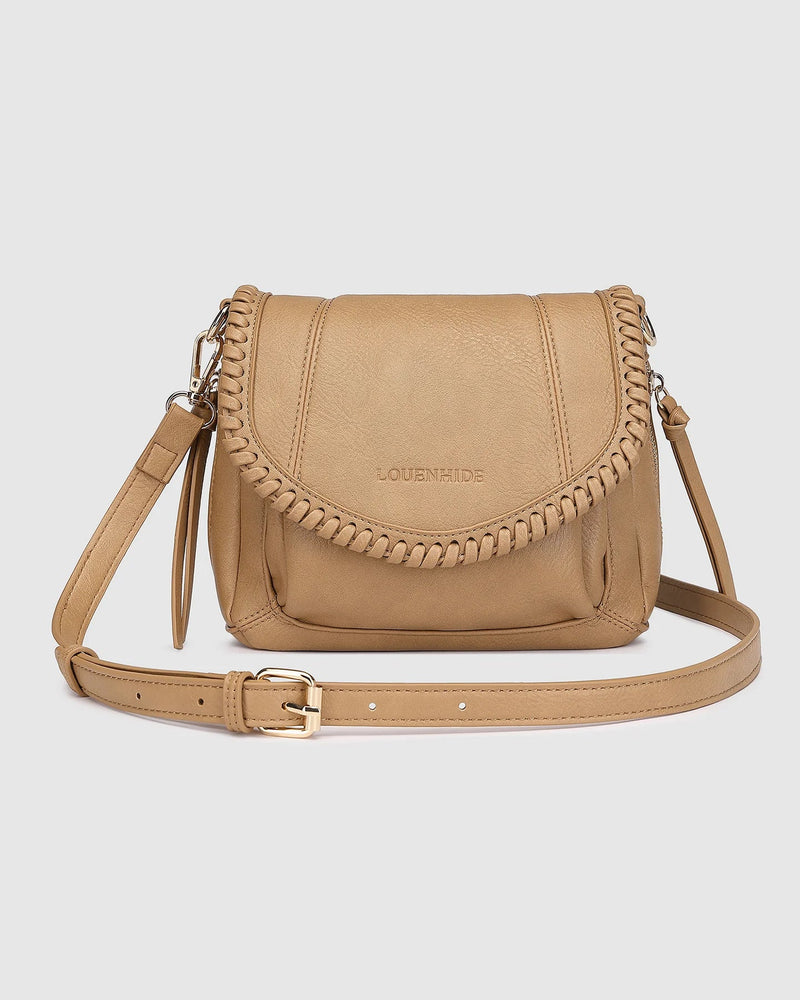 LOUENHIDE_SHANIA CROSSBODY BAG CAMEL _ SHANIA CROSSBODY BAG CAMEL _ Ebony Boutique NZ