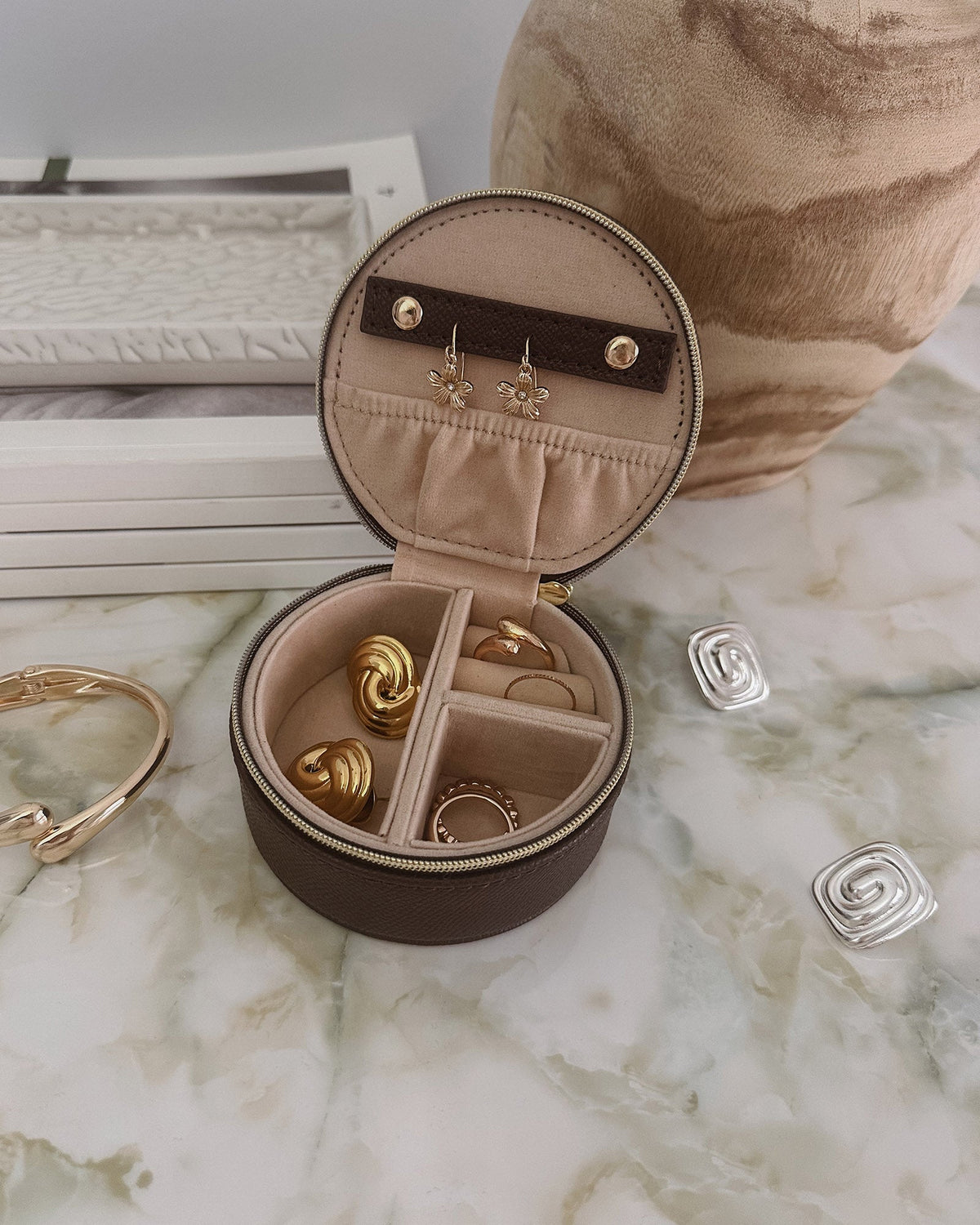 SISCO JEWELLERY BOX CHOCOLATE_by_LOUENHIDE_women's_in_New Zealand_ SISCO JEWELLERY BOX CHOCOLATE _