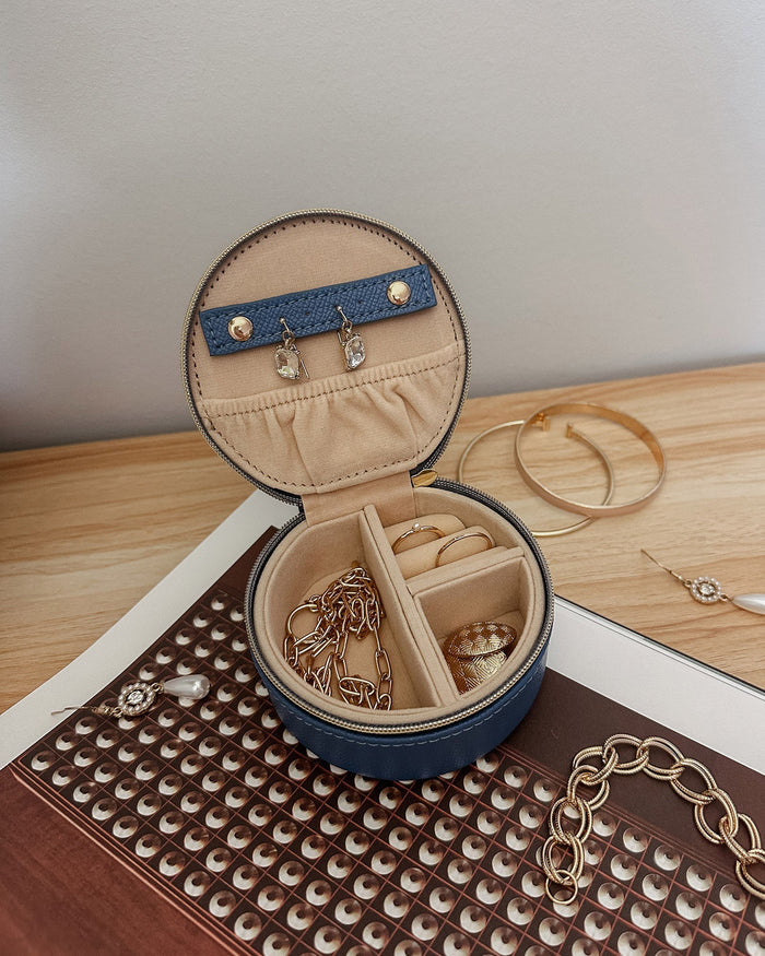 SISCO JEWELLERY BOX STEEL BLUE_by_LOUENHIDE_women's_in_New Zealand_ SISCO JEWELLERY BOX STEEL BLUE _