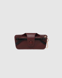 LOUENHIDE_SKITTLE SUNGLASS CASE BURGUNDY _ SKITTLE SUNGLASS CASE BURGUNDY _ Ebony Boutique NZ