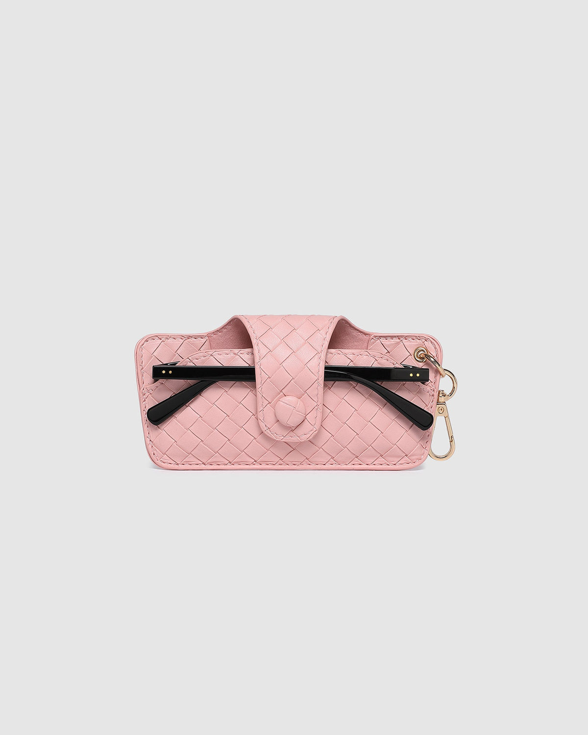 LOUENHIDE_SKITTLE SUNGLASS CASE WOVEN PASTEL PINK _ SKITTLE SUNGLASS CASE WOVEN PASTEL PINK _ Ebony Boutique NZ