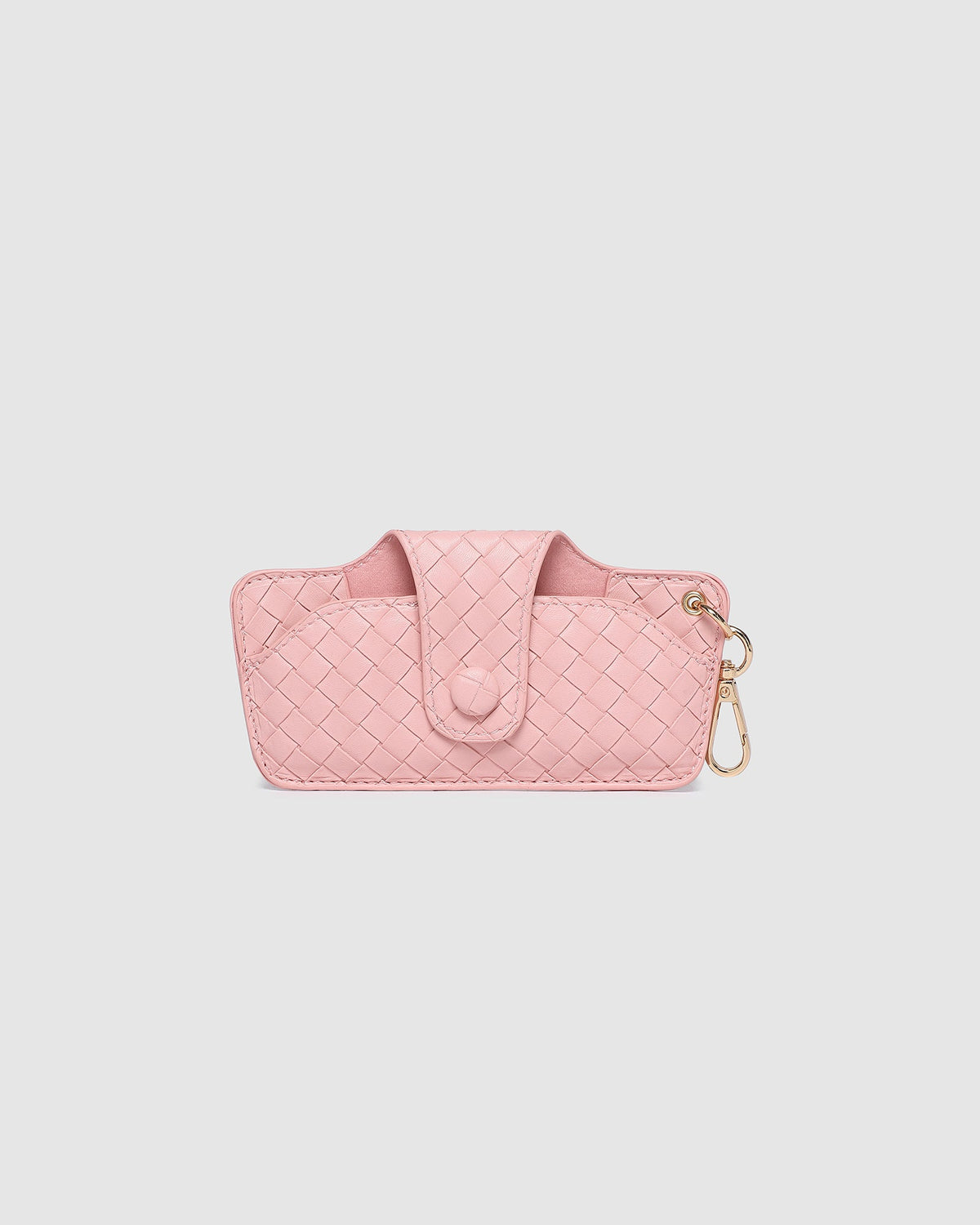 LOUENHIDE_SKITTLE SUNGLASS CASE WOVEN PASTEL PINK _ SKITTLE SUNGLASS CASE WOVEN PASTEL PINK _ Ebony Boutique NZ