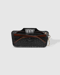 LOUENHIDE_SKITTLE SUNGLASSES CASE CROC BLACK _ SKITTLE SUNGLASSES CASE CROC BLACK _ Ebony Boutique NZ