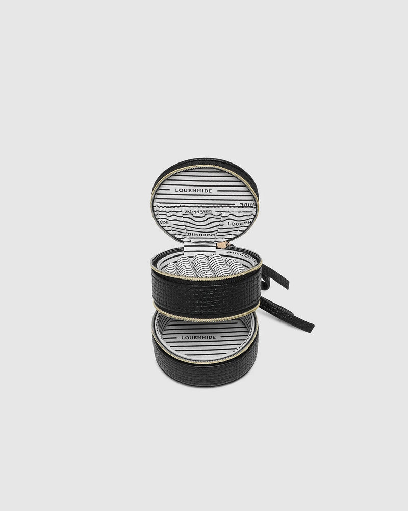 LOUENHIDE_SOFIA JEWELLERY BOX BLACK _ SOFIA JEWELLERY BOX BLACK _ Ebony Boutique NZ