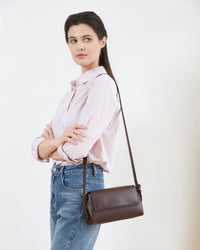 SOPHIA CROSSBODY BAG CHOCOLATE_by_LOUENHIDE_women's_in_New Zealand_ SOPHIA CROSSBODY BAG CHOCOLATE _