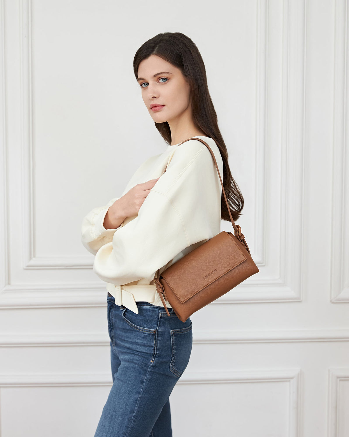 SOPHIA CROSSBODY BAG HONEY_by_LOUENHIDE_women's_in_New Zealand_ SOPHIA CROSSBODY BAG HONEY _