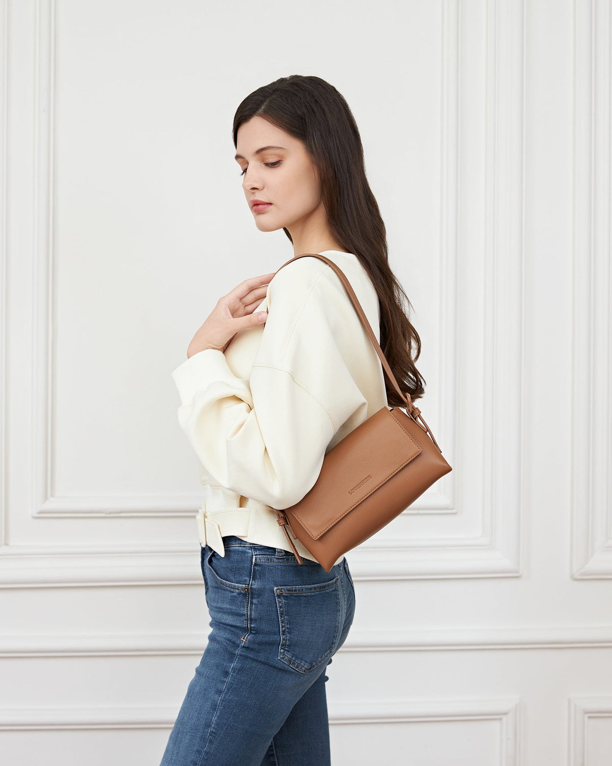 SOPHIA CROSSBODY BAG HONEY_by_LOUENHIDE_women's_in_New Zealand_ SOPHIA CROSSBODY BAG HONEY _