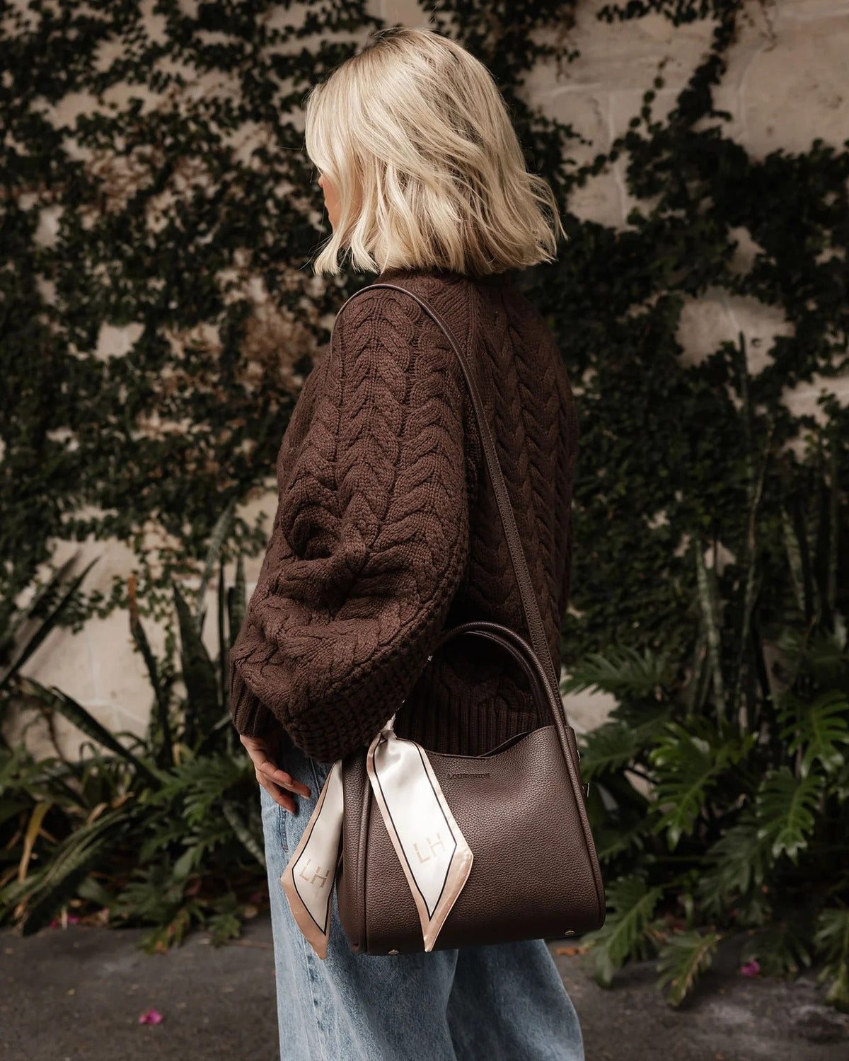 STEFFIE MINI TOTE BAG CHOCOLATE_by_LOUENHIDE_women's_in_New Zealand_ STEFFIE MINI TOTE BAG CHOCOLATE _