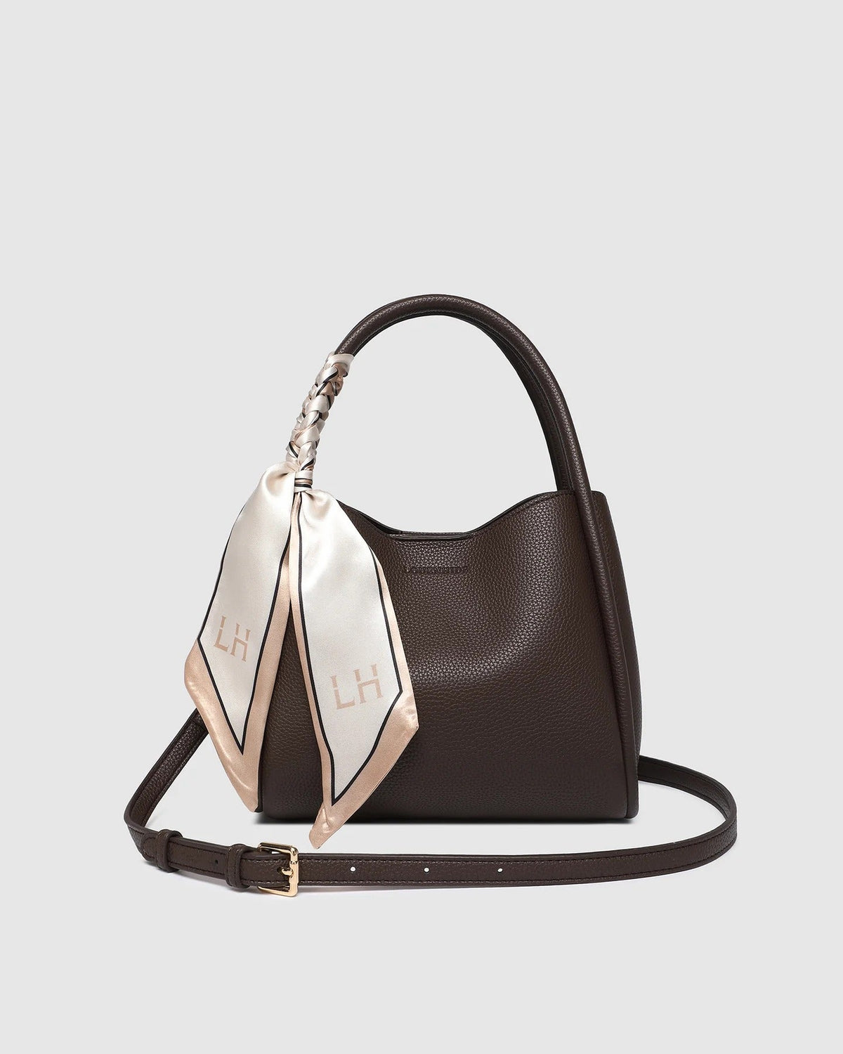 STEFFIE MINI TOTE BAG CHOCOLATE_by_LOUENHIDE_women's_in_New Zealand_ STEFFIE MINI TOTE BAG CHOCOLATE _