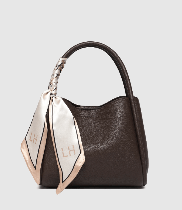 STEFFIE MINI TOTE BAG CHOCOLATE_by_LOUENHIDE_women's_in_New Zealand_ STEFFIE MINI TOTE BAG CHOCOLATE _