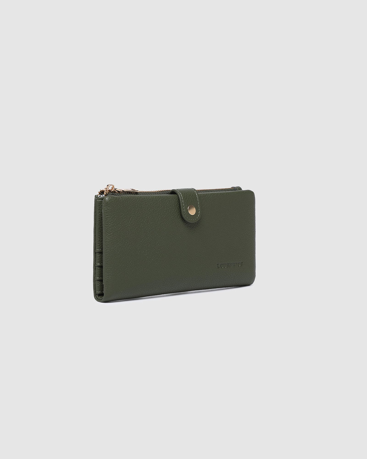 LOUENHIDE_STELLA WALLET OLIVE _ STELLA WALLET OLIVE _ Ebony Boutique NZ