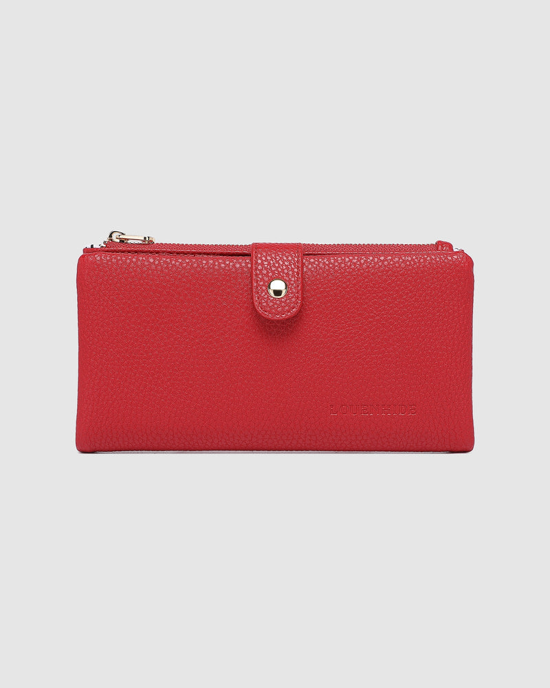 LOUENHIDE_STELLA WALLET RED _ STELLA WALLET RED _ Ebony Boutique NZ