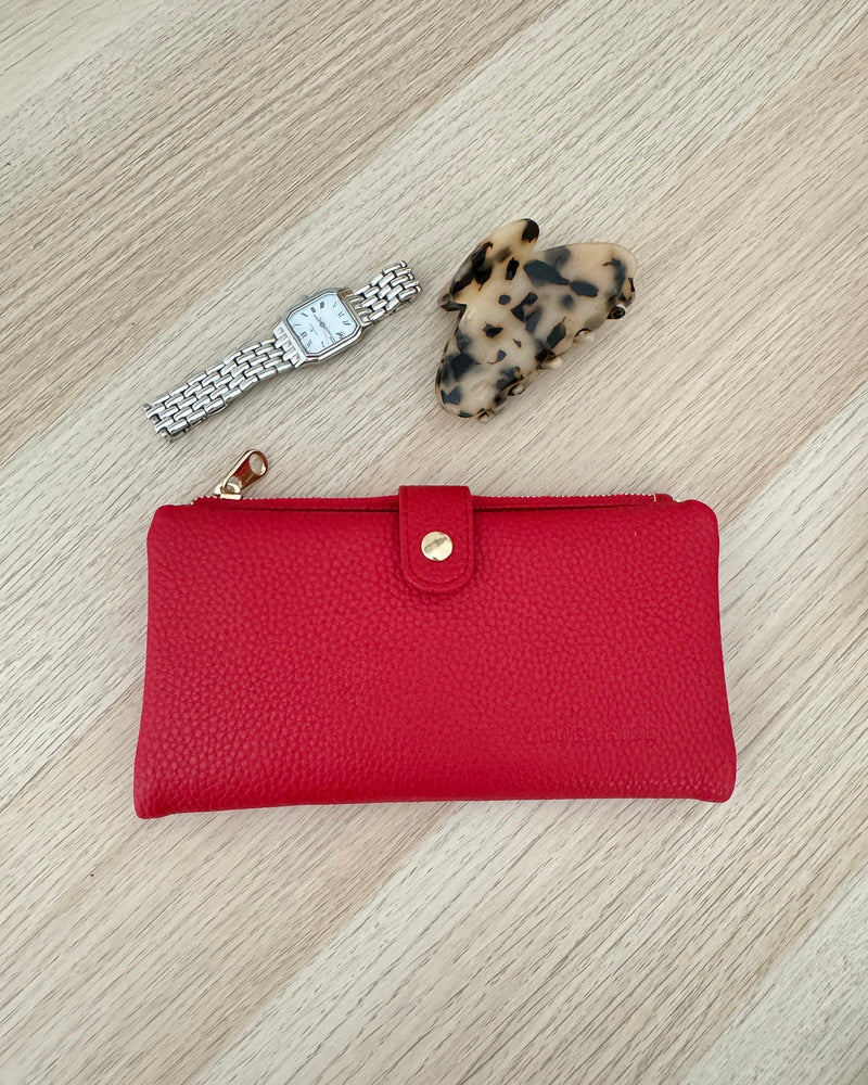 LOUENHIDE_STELLA WALLET RED _ STELLA WALLET RED _ Ebony Boutique NZ