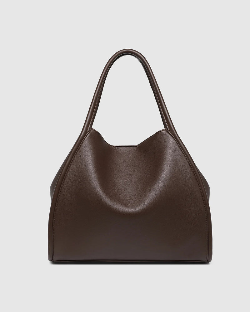 LOUENHIDE_SUTTON SHOULDER BAG CHOCOLATE _ SUTTON SHOULDER BAG CHOCOLATE _ Ebony Boutique NZ