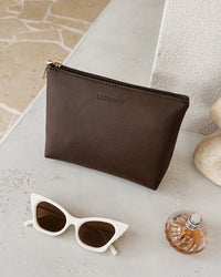 LOUENHIDE_THE EVERYDAY POUCH CHOCOLATE _ THE EVERYDAY POUCH CHOCOLATE _ Ebony Boutique NZ