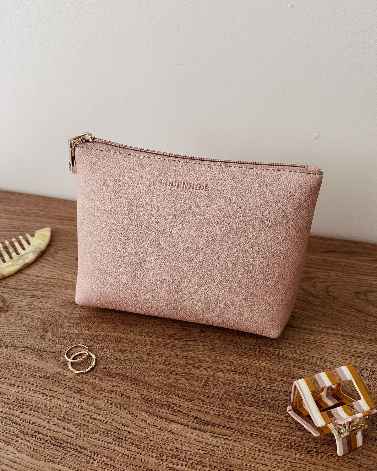 LOUENHIDE_THE EVERYDAY POUCH PINK _ THE EVERYDAY POUCH PINK _ Ebony Boutique NZ