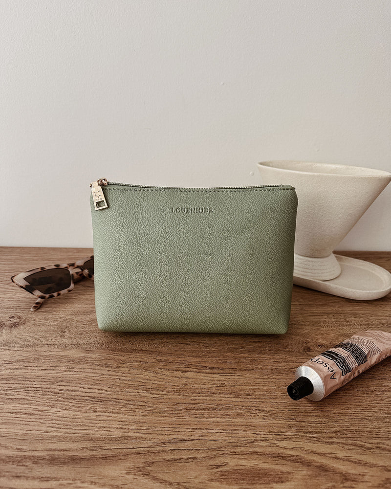 LOUENHIDE_THE EVERYDAY POUCH SAGE GREEN _ THE EVERYDAY POUCH SAGE GREEN _ Ebony Boutique NZ