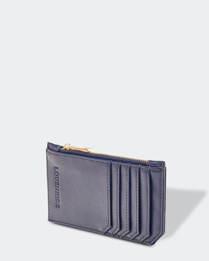 LOUENHIDE_TIA CARDHOLDER NAVY _ TIA CARDHOLDER NAVY _ Ebony Boutique NZ