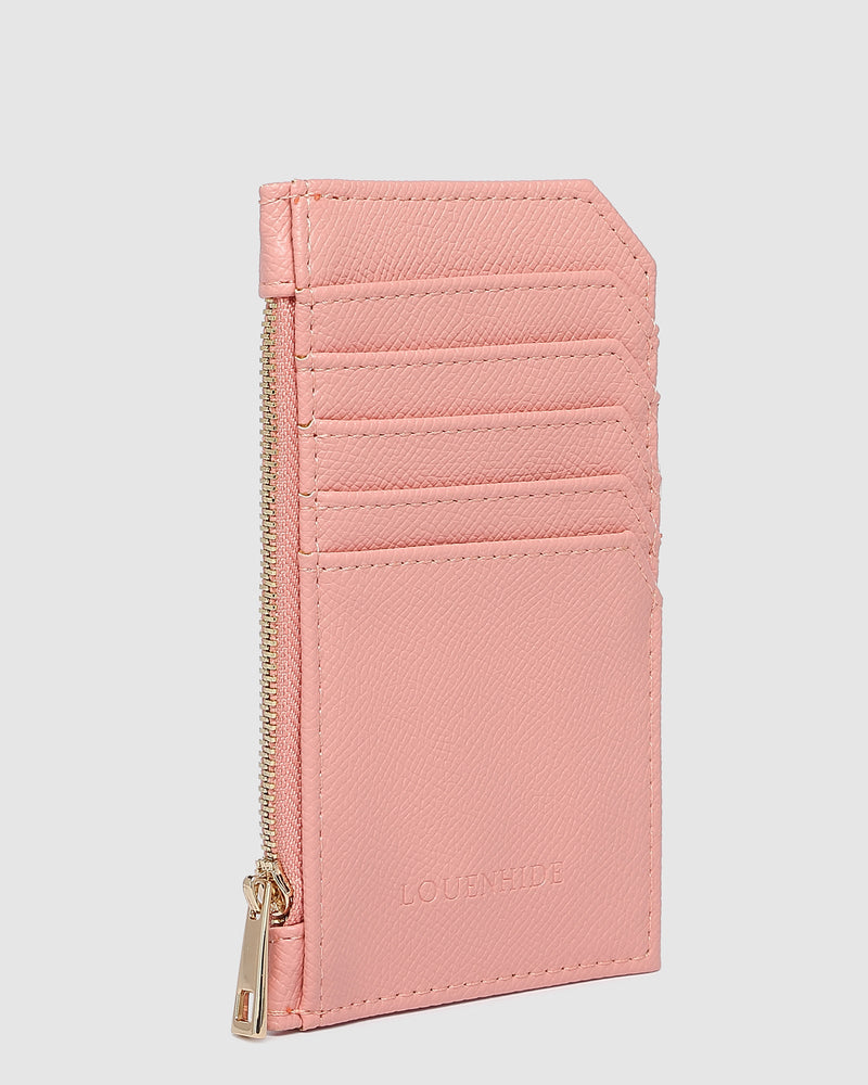 LOUENHIDE_TIA CARDHOLDER PINK _ TIA CARDHOLDER PINK _ Ebony Boutique NZ