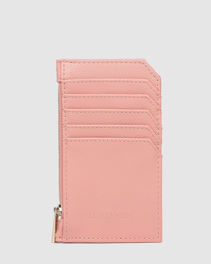 LOUENHIDE_TIA CARDHOLDER PINK _ TIA CARDHOLDER PINK _ Ebony Boutique NZ