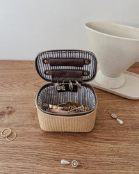 LOUENHIDE_TRUDY JEWELLERY BOX NATURAL / CHOCOLATE _ TRUDY JEWELLERY BOX NATURAL / CHOCOLATE _ Ebony Boutique NZ