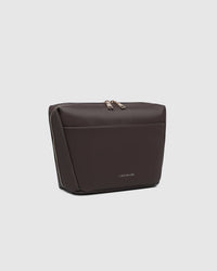 LOUENHIDE_VANESSA COSMETIC BAG CHOCOLATE _ VANESSA COSMETIC BAG CHOCOLATE _ Ebony Boutique NZ