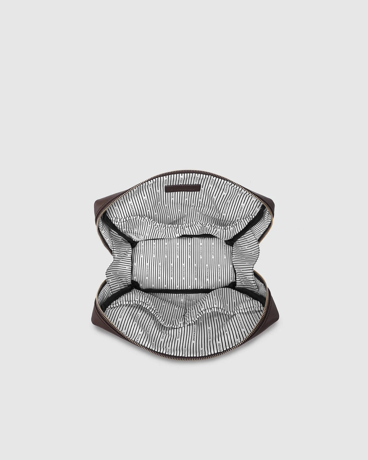 LOUENHIDE_VANESSA COSMETIC BAG CHOCOLATE _ VANESSA COSMETIC BAG CHOCOLATE _ Ebony Boutique NZ