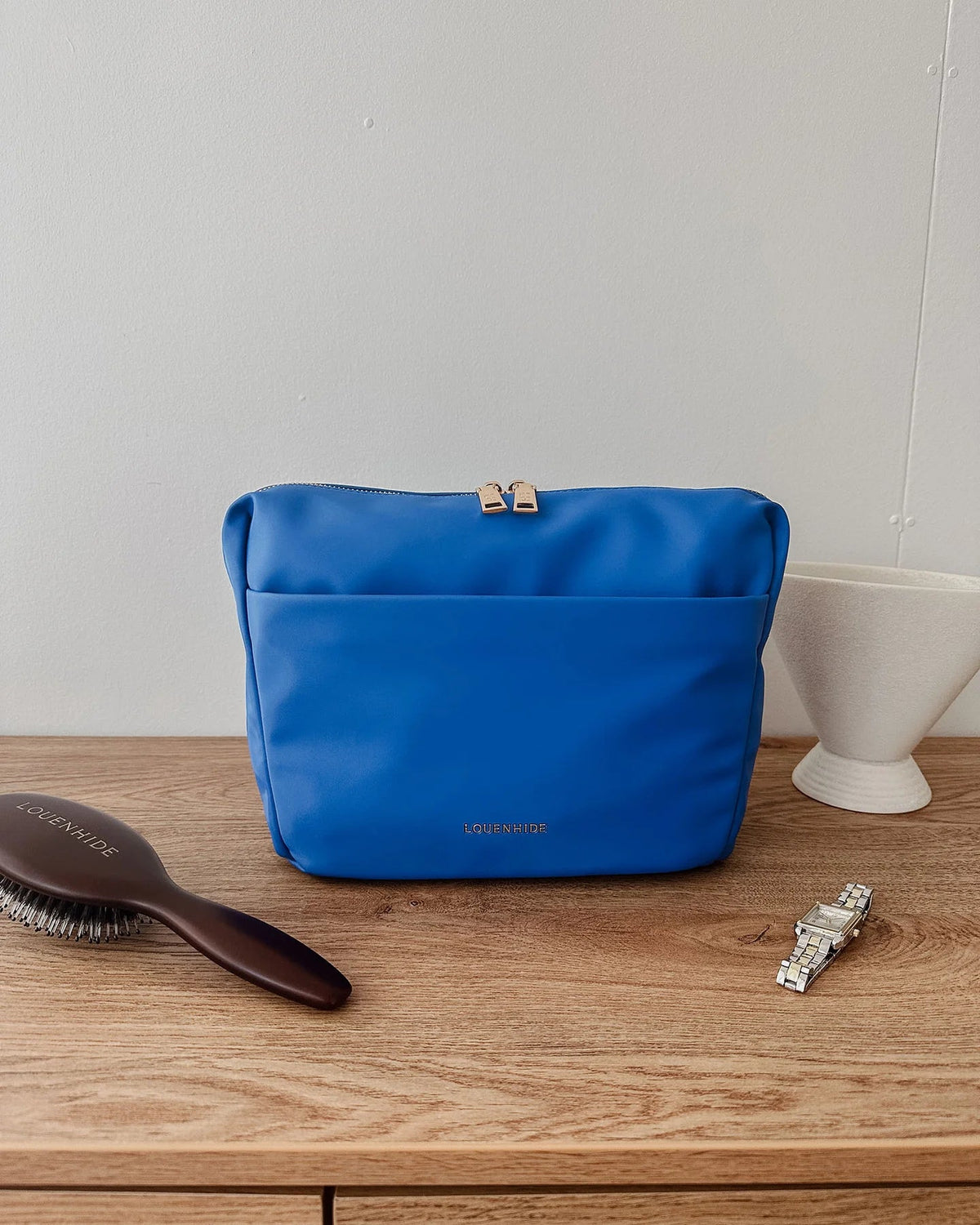 LOUENHIDE_VANESSA COSMETIC BAG ROYAL BLUE _ VANESSA COSMETIC BAG ROYAL BLUE _ Ebony Boutique NZ