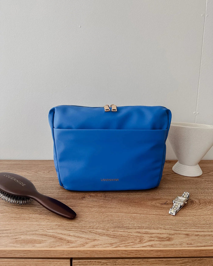 LOUENHIDE_VANESSA COSMETIC BAG ROYAL BLUE _ VANESSA COSMETIC BAG ROYAL BLUE _ Ebony Boutique NZ