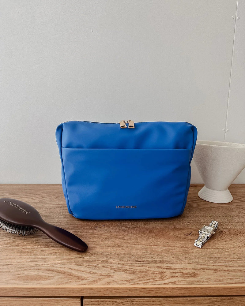 LOUENHIDE_VANESSA COSMETIC BAG ROYAL BLUE _ VANESSA COSMETIC BAG ROYAL BLUE _ Ebony Boutique NZ