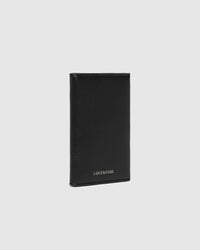 LOUENHIDE_VENICE PASSPORT HOLDER BLACK _ VENICE PASSPORT HOLDER BLACK _ Ebony Boutique NZ
