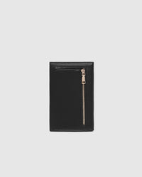 LOUENHIDE_VENICE PASSPORT HOLDER BLACK _ VENICE PASSPORT HOLDER BLACK _ Ebony Boutique NZ