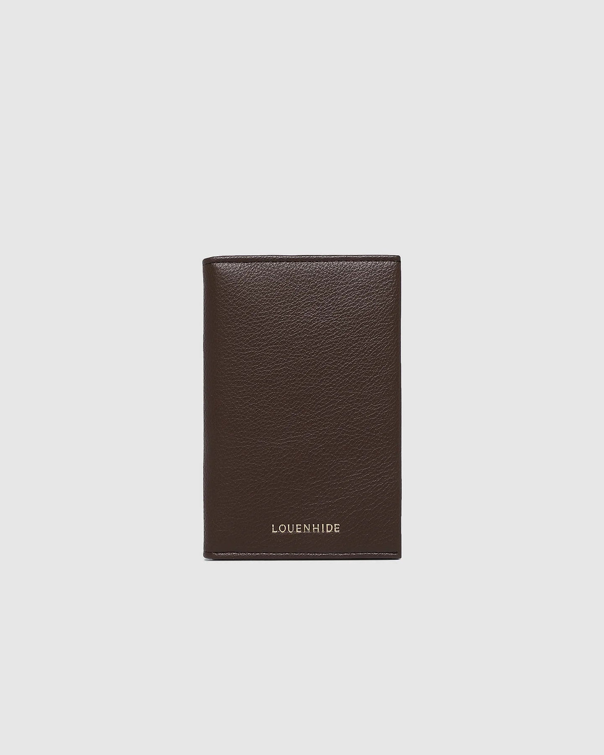 LOUENHIDE_VENICE PASSPORT HOLDER CHOCOLATE _ VENICE PASSPORT HOLDER CHOCOLATE _ Ebony Boutique NZ