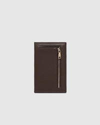LOUENHIDE_VENICE PASSPORT HOLDER CHOCOLATE _ VENICE PASSPORT HOLDER CHOCOLATE _ Ebony Boutique NZ