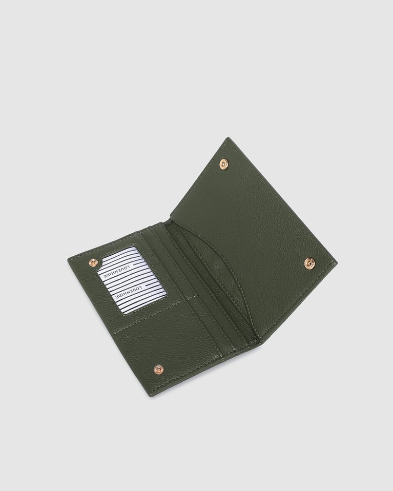 VENICE PASSPORT HOLDER OLIVE_by_LOUENHIDE_women's_in_New Zealand_ VENICE PASSPORT HOLDER OLIVE _
