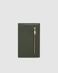 VENICE PASSPORT HOLDER OLIVE_by_LOUENHIDE_women's_in_New Zealand_ VENICE PASSPORT HOLDER OLIVE _
