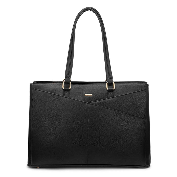LOVEVOOK_ADDISON LAPTOP BAG BLACK _ ADDISON LAPTOP BAG BLACK _ Ebony Boutique NZ