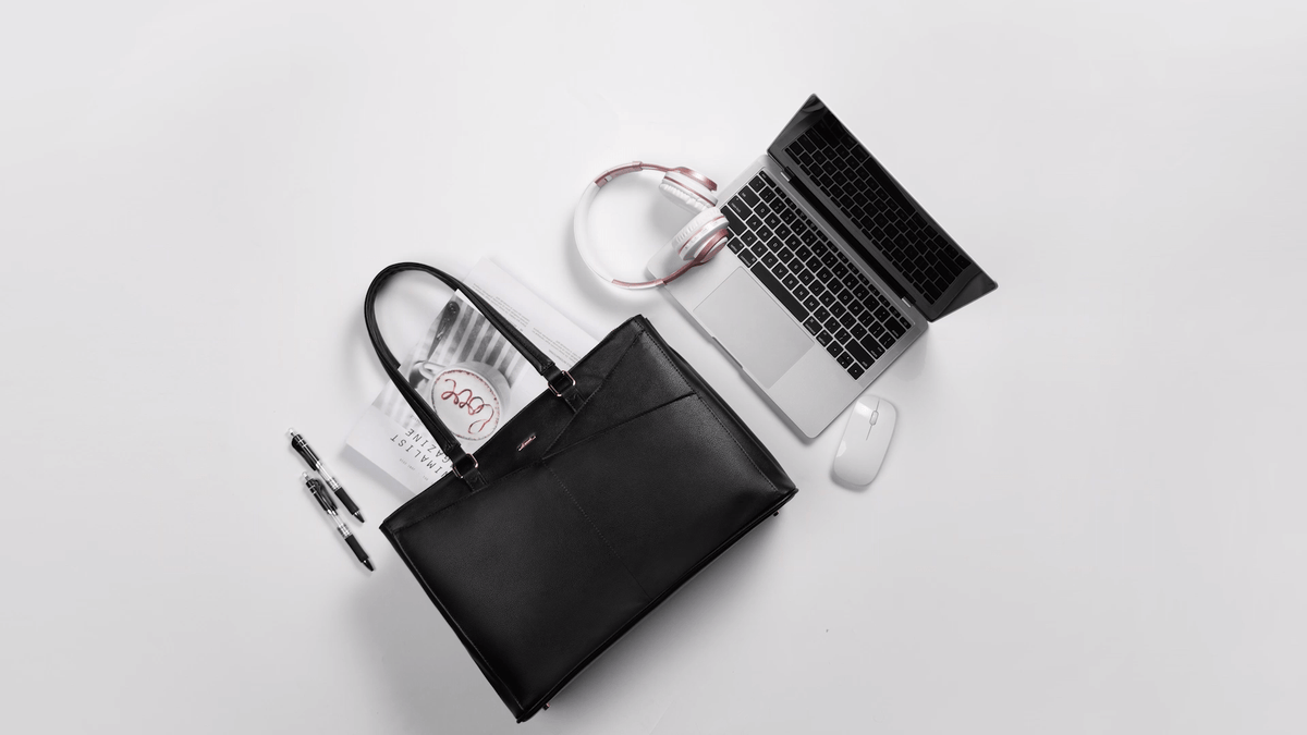 LOVEVOOK_ADDISON LAPTOP BAG BLACK _ ADDISON LAPTOP BAG BLACK _ Ebony Boutique NZ