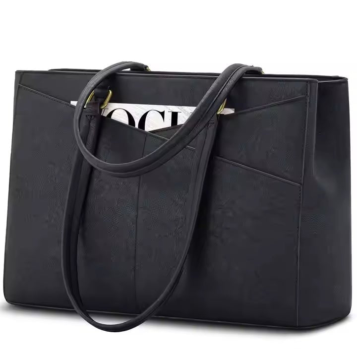 LOVEVOOK_ADDISON LAPTOP BAG BLACK _ ADDISON LAPTOP BAG BLACK _ Ebony Boutique NZ