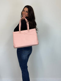 LOVEVOOK_ADDISON LAPTOP BAG BLUSH PINK _ ADDISON LAPTOP BAG BLUSH PINK _ Ebony Boutique NZ