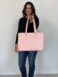 LOVEVOOK_ADDISON LAPTOP BAG BLUSH PINK _ ADDISON LAPTOP BAG BLUSH PINK _ Ebony Boutique NZ
