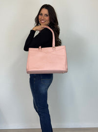 LOVEVOOK_ADDISON LAPTOP BAG BLUSH PINK _ ADDISON LAPTOP BAG BLUSH PINK _ Ebony Boutique NZ