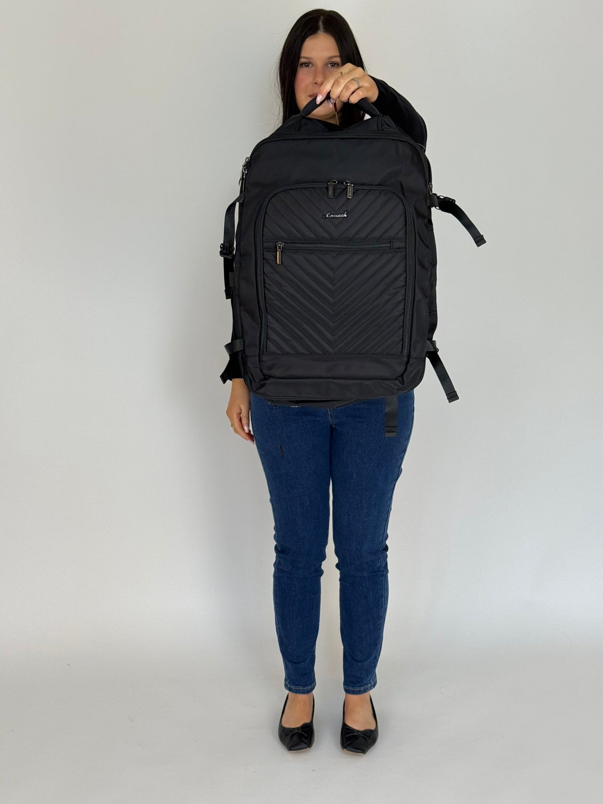 LOVEVOOK_ASHTON TRAVEL BAG BLACK _ ASHTON TRAVEL BAG BLACK _ Ebony Boutique NZ