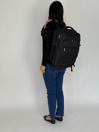 LOVEVOOK_ASHTON TRAVEL BAG BLACK _ ASHTON TRAVEL BAG BLACK _ Ebony Boutique NZ
