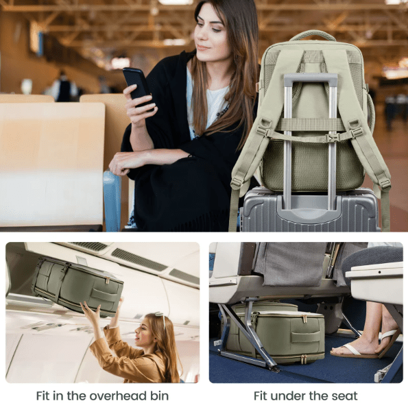 LOVEVOOK_ASPEN TRAVEL BAG LINEN/BLACK/TAN _ ASPEN TRAVEL BAG LINEN/BLACK/TAN _ Ebony Boutique NZ